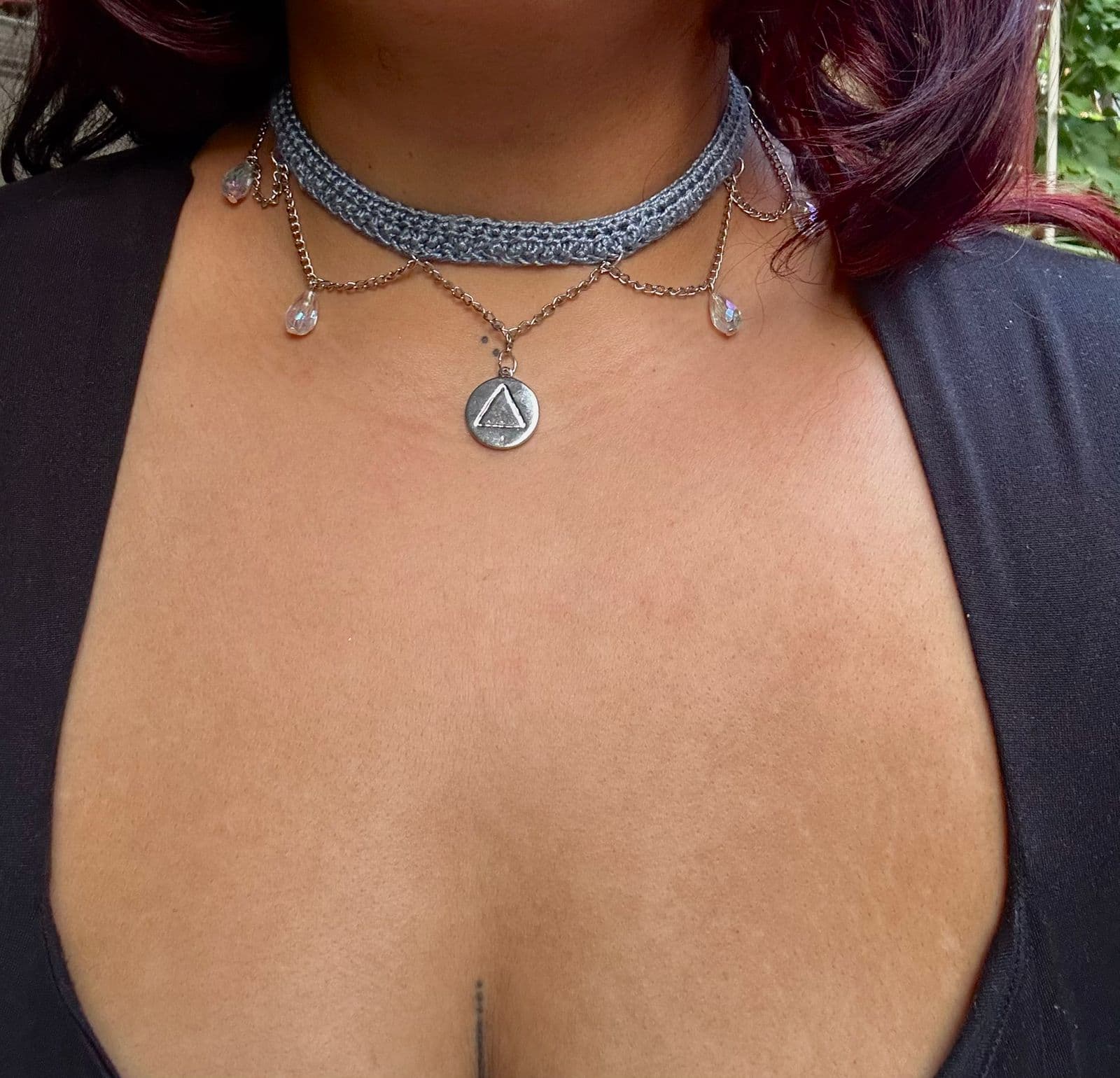Amber Beaded Choker